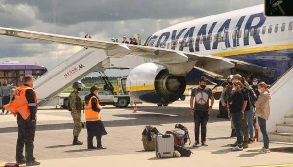 Pilot Ryanaira nije imao izbora nego da prinudno sleti u Bjelorusiju