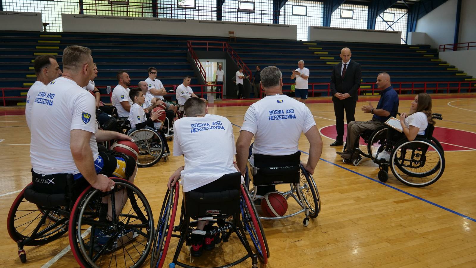 Pivić poželio dobrodošlicu Košarkaškoj reprezentaciji BiH u kolicima