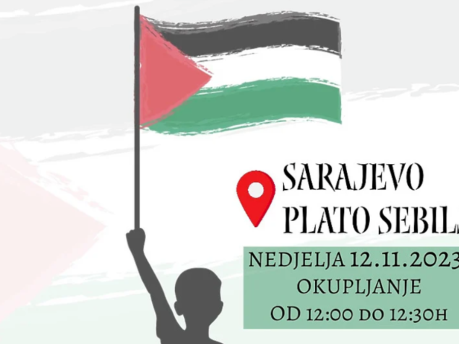 Planiran novi skup podrške za narod Palestine u Sarajevu