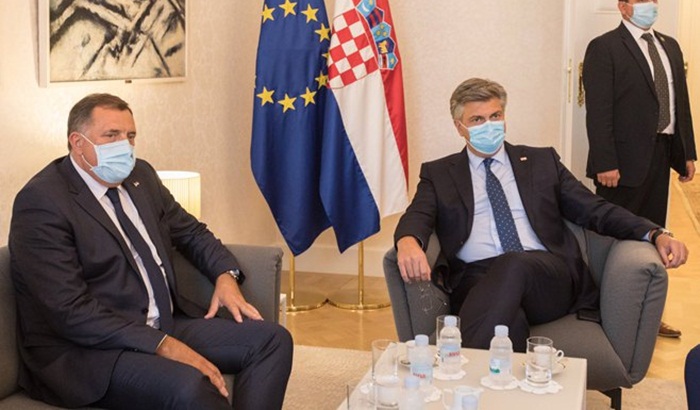 Plenković s Dodikom o važnosti povratka prognanih Hrvata