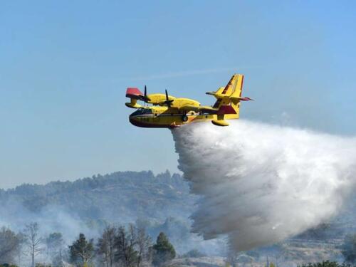 Planuo požar u Istri, gase ga i dva kanadera