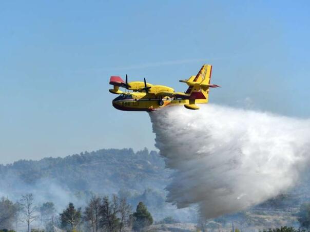 Planuo požar u Istri, gase ga i dva kanadera