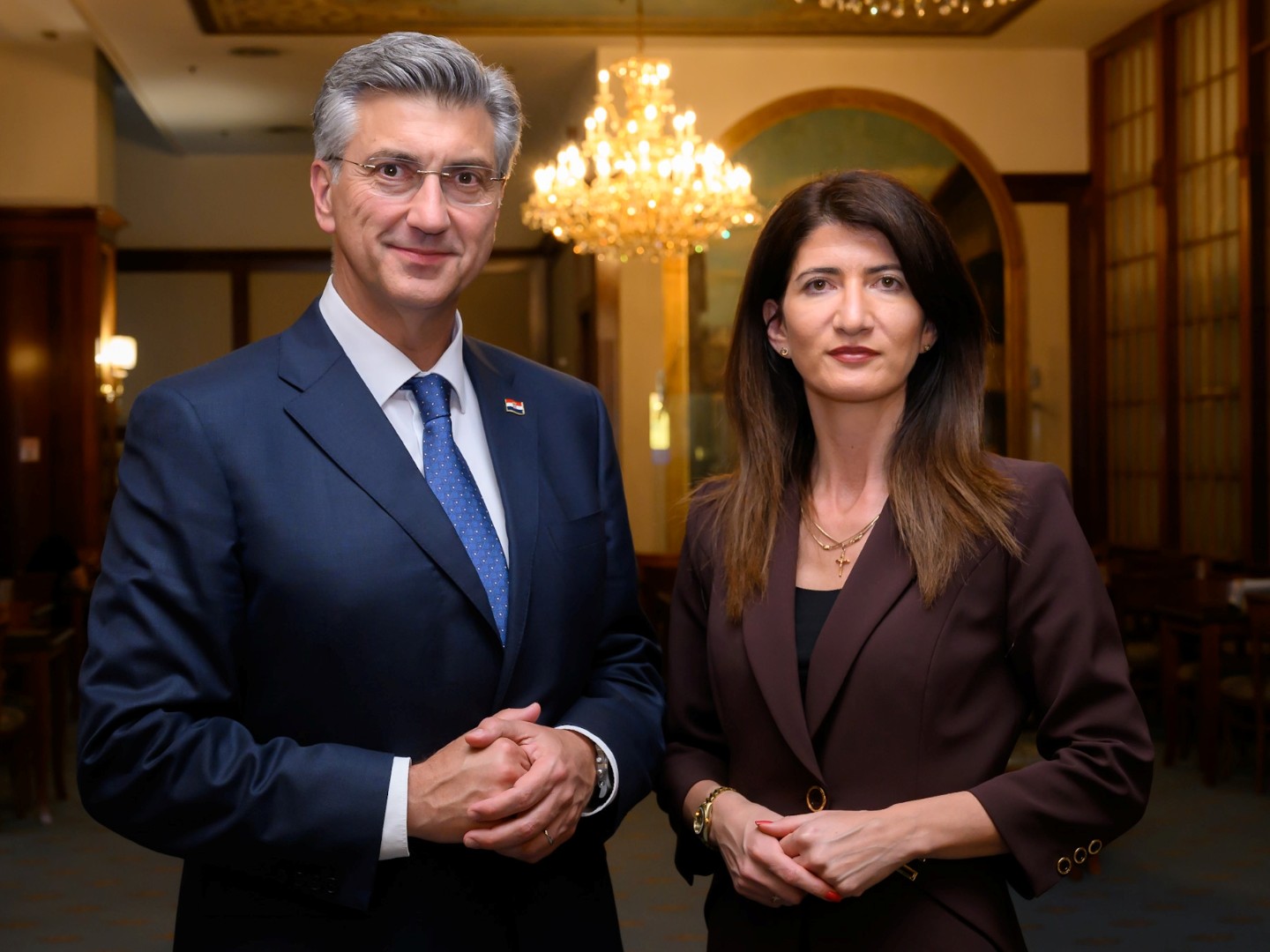 Plenković dao podršku Darijani Filipović za člana Predsjedništva BiH