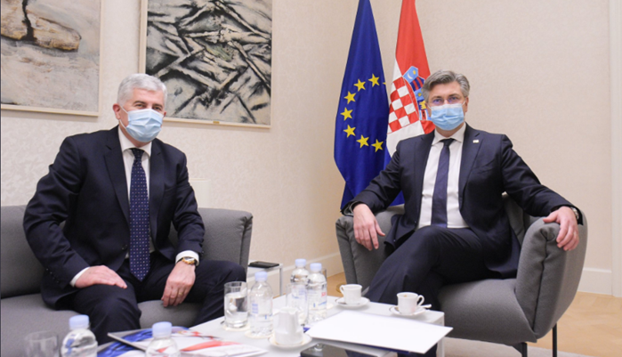 Plenković i Čović opet u Zagrebu o Izbornom zakonu