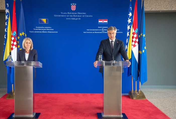 Plenković i Krišto: Rješenje izbornog zakona prioritet