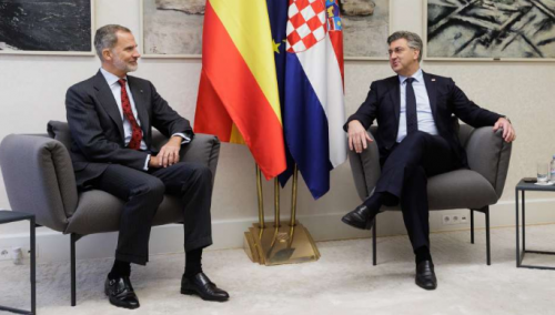Plenković i španjolski kralj razgovarali o suradnji, energetskoj krizi, šengenu