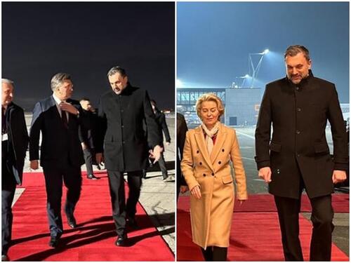 Plenković, Leyen i Rutte u službenoj posjeti BiH