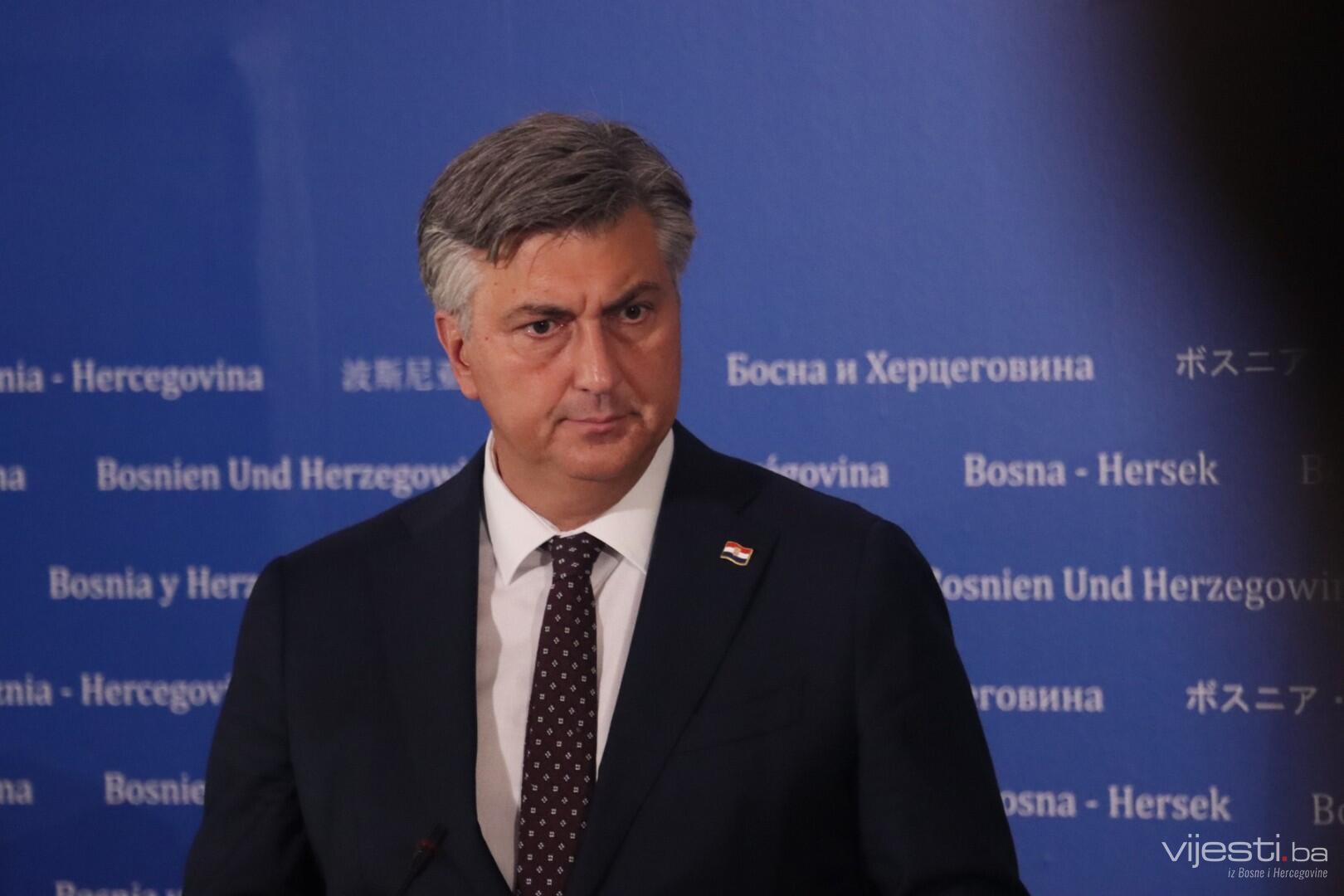 Plenković o Izbornom zakonu, mostu Hercegovina, plinovodu, novcu iz EU...