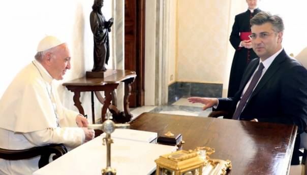 Plenković obnovio poziv Papi da posjeti Hrvatsku