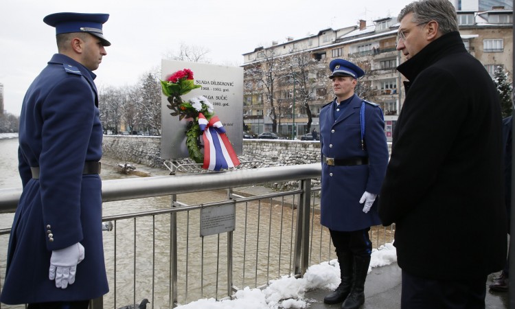 Plenković odao počast žrtvama opsade Sarajeva