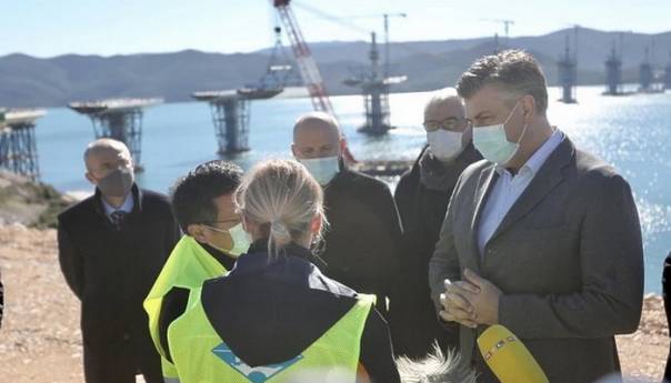 Plenković: Pelješki most će biti spojen do kraja godine