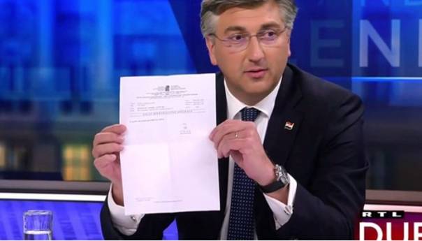 Plenković pokazao test na koronu