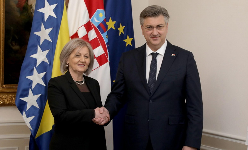 Plenković primio Krišto: Izborni zakon fokus interesa