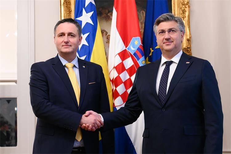 Plenković s Bećirovićem o EU putu i izbornoj reformi