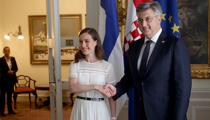 Plenković s premijerkom Finske: Nema uslovljavanja zbog BiH