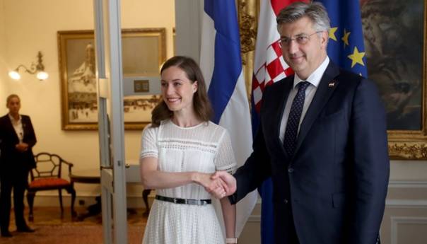 Plenković s premijerkom Finske: Nema uslovljavanja zbog BiH