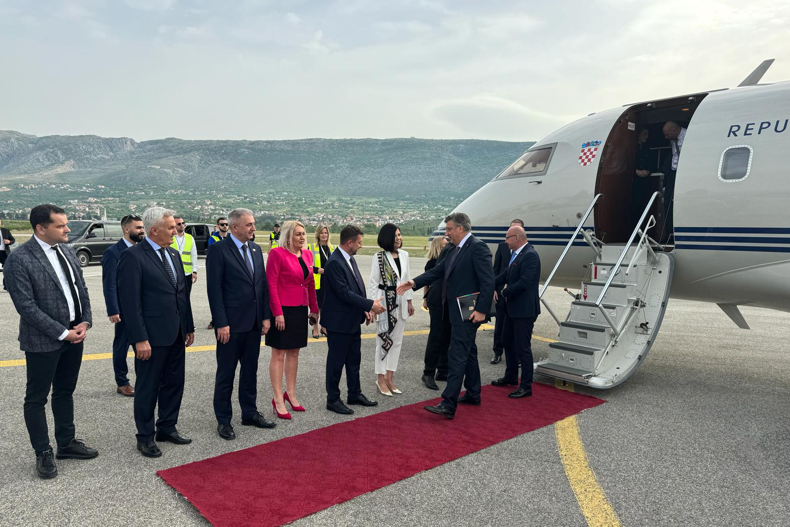 Plenković sletio u Mostar