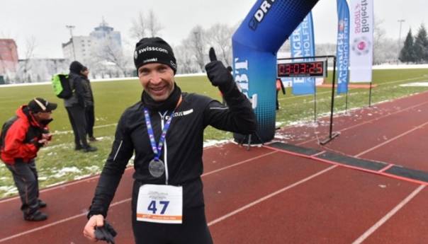 Pobjednici sarajevskog maratona Michael Baumgartner i Amela Trožić
