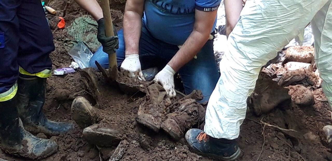 Počela ekshumacija na lokalitetu Medov do, Petrovići