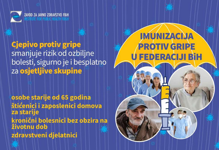 Počela imunizacija protiv gripe u Federaciji BiH 