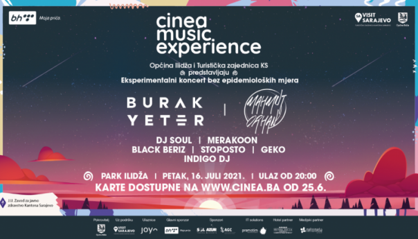 Počela on-line prodaja ulaznica za CINEA Eksperimentalni koncert na Ilidži