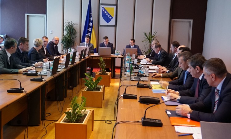 Počela sjednica Vijeća ministara BiH o migrantskoj krizi i koronavirusu