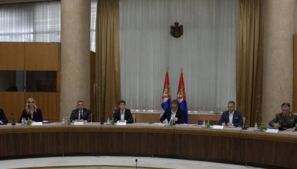 Počela sjednica Vijeća za nacionalnu sigurnost Srbije
