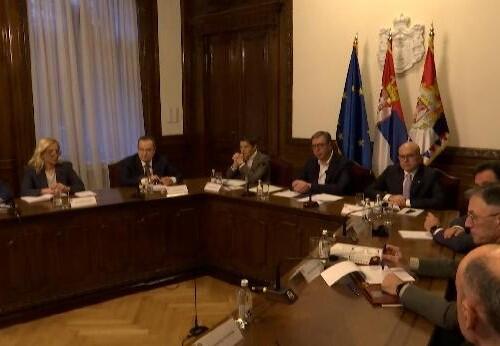 Počela Vučićeva hitna sjednica Savjeta za nacionalnu bezbjednost
