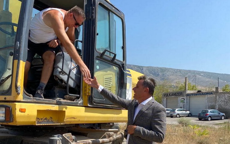 Počeli radovi na izgradnji olimpijskog bazena u Mostaru