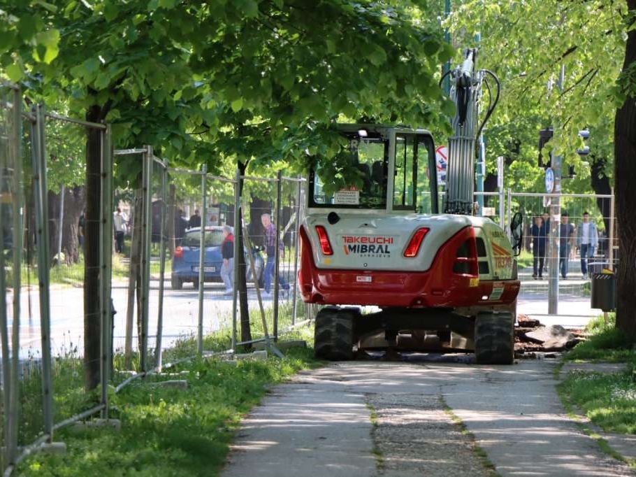 Počeli radovi na popločavanju Vilsonovog šetališta