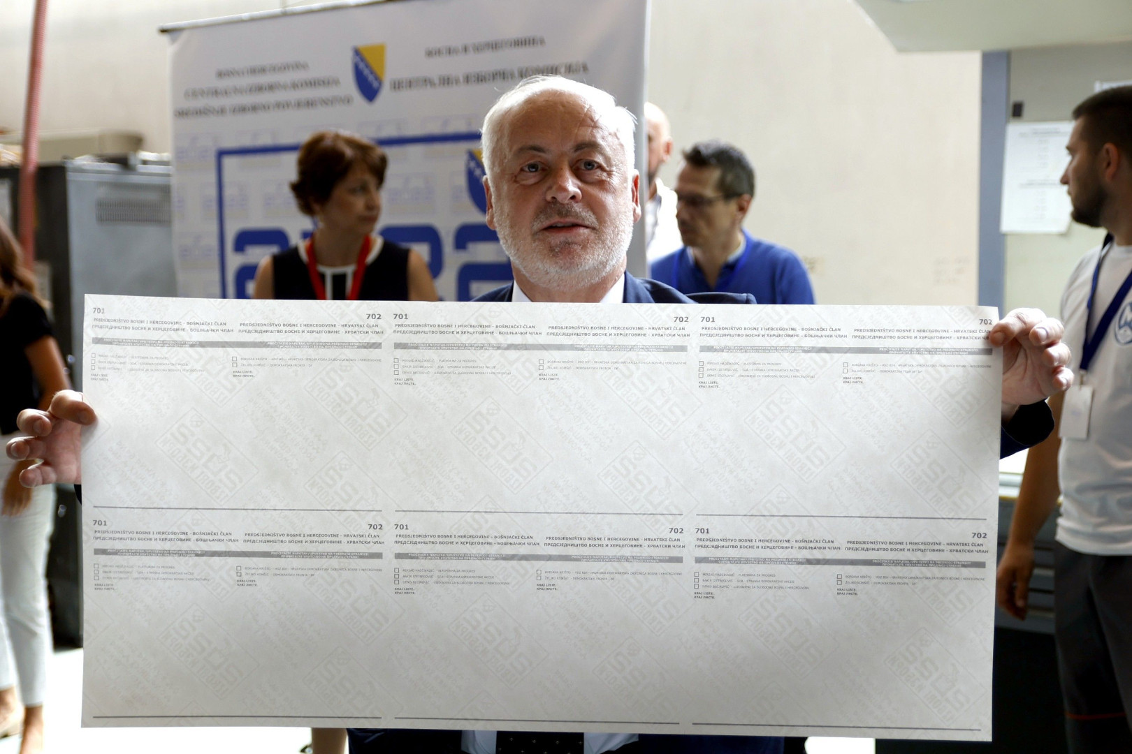 Počelo štampanje glasačkih listića za Opće izbore 2022.