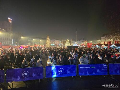 Počelo zagrijavanje u Tuzli: Sve spremno za doček Nove godine