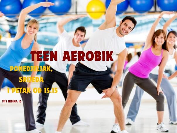 Počeo novi besplatni projekat 'Teen aerobik'