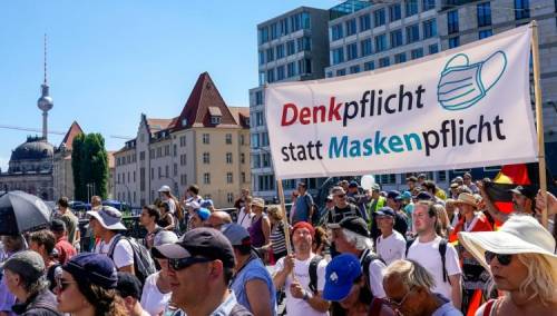 Počeo obavještajni nadzor njemačkog pokreta protiv covid mjera