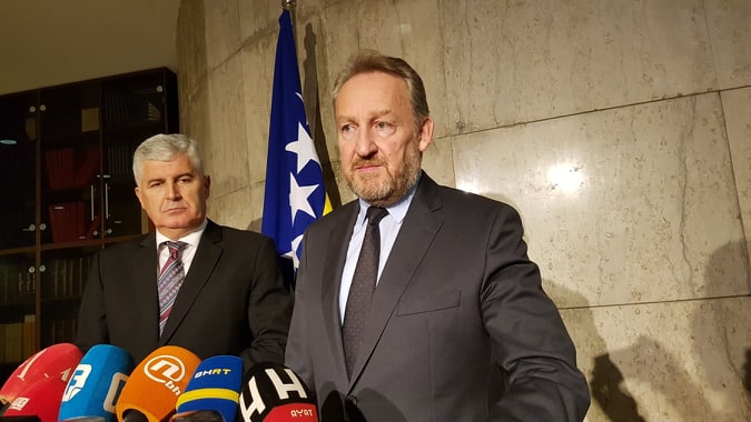Počeo sastanak Izetbegovića i Čovića u Sarajevu