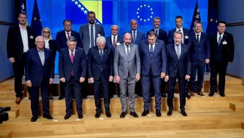 Počeo sastanak lidera stranaka iz BiH u Briselu, nema Čovića