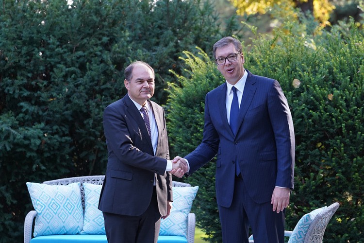 Počeo sastanak Vučića i Schmidta u Beogradu