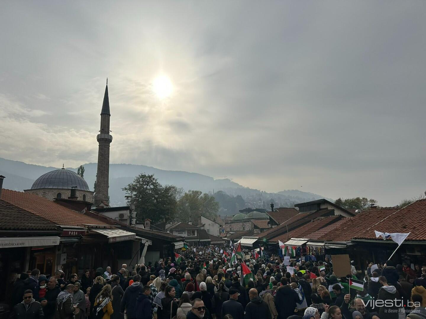 Počeo skup podrške narodu Palestine u Sarajevu
