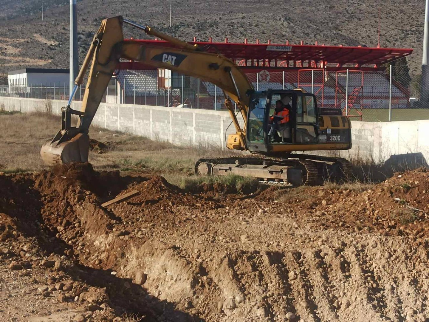 Početak pripremnih radova na izgradnji južne tribine stadiona Rođeni