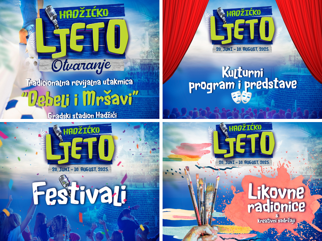 Počinje Hadžićko ljeto: Otvaranje u petak utakmicom 'Debeli i mršavi'