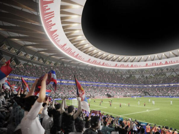 Stadiona Rags Počinje izgradnja nacionalnog stadiona u Srbiji, ovako će izgledati
