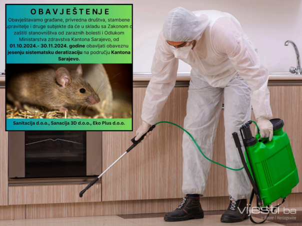 Počinje jesenja deratizacija u KS: Ovo su detalji