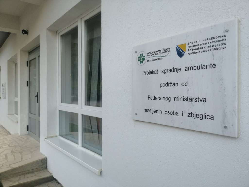 Počinje s radom ambulanta Emmaus u Potočarima