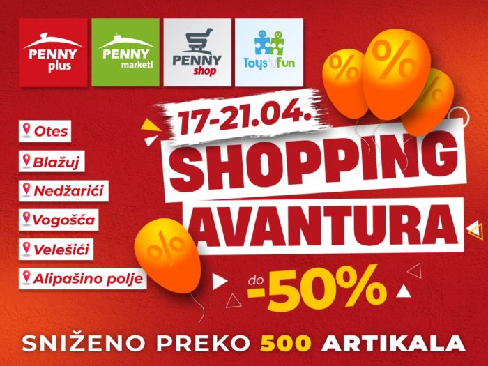 Počinje shopping avantura s nevjerovatnim sniženjima u Penny prodavnicama