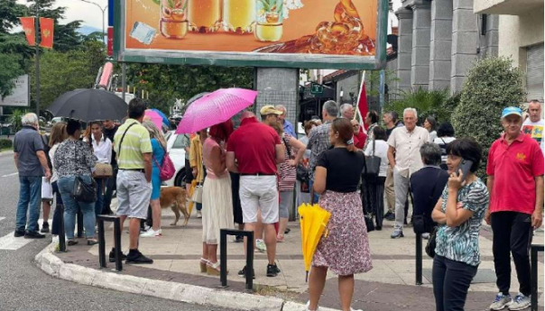 Podgorica: Protest građana zbog temeljnog ugovora sa SPC