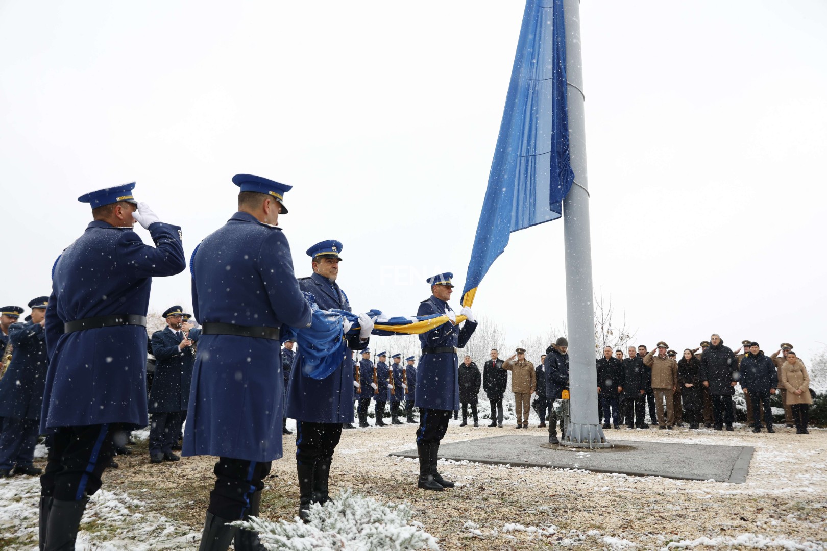 Podignuta zastava na brdu Hum povodom Dana državnosti BiH