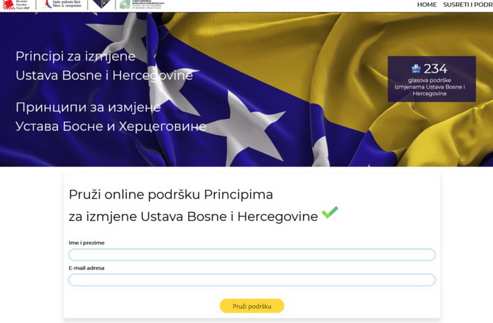 Podli napad na Principe izmjena Ustava BiH