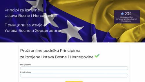 Podli napad na Principe izmjena Ustava BiH