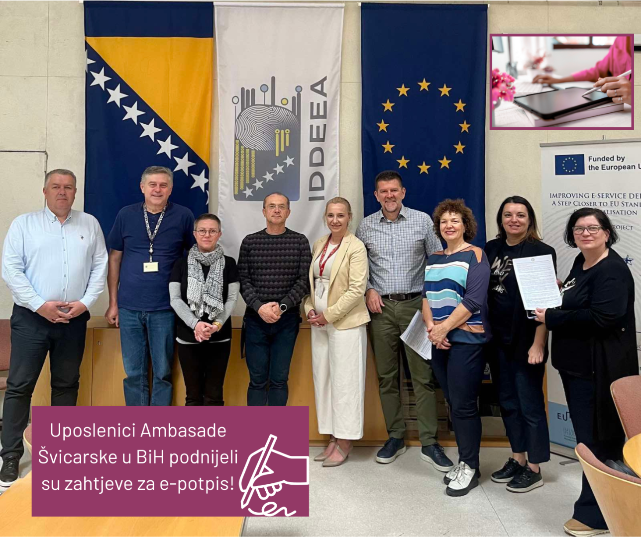 Podrška digitalnoj upravi: Ambasada Švicarske u IDDEEA-i