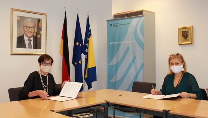 Podrška njemačke ambasade ustanovama u BiH u borbi protiv pandemije 